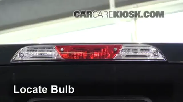 2015 Ford F-150 XLT 3.5L V6 Turbo Crew Cab Pickup Luces Luz de freno central (reemplazar foco)